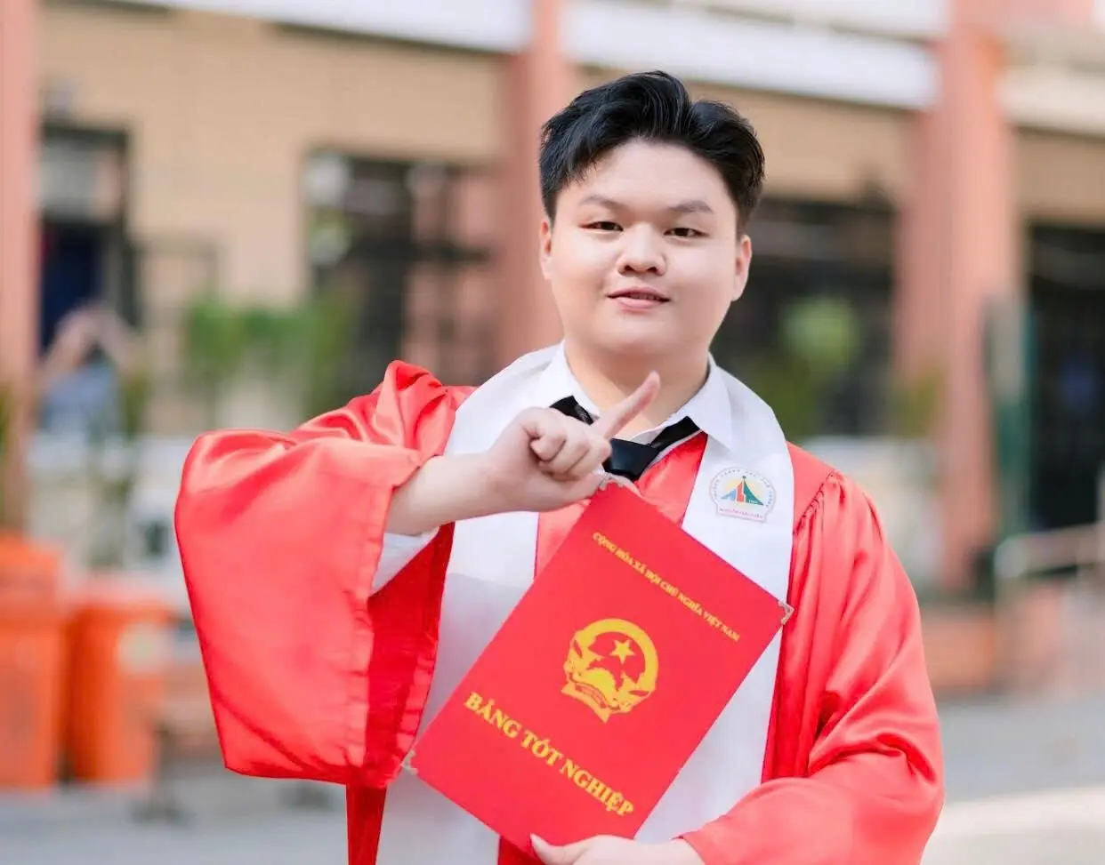 Lê Huỳnh Lâm Phong là một trong những học sinh nhận được học bổng Gachon Future Delight năm 2026.