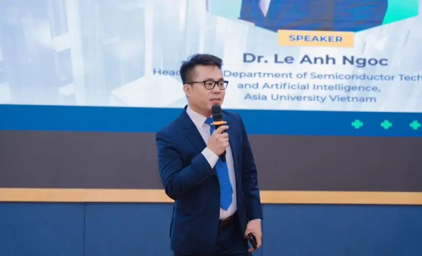 TS. Jimmy Le sẽ chia sẻ về lộ trình phát triển và cơ hội gia nhập các dự án công nghệ “tỷ đô” dành cho kỹ sư bán dẫn trong kỷ nguyên trí tuệ nhân tạo.