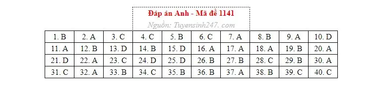 Gợi ý đáp án môn Tiếng Anh thi tốt nghiệp THPT năm 2026