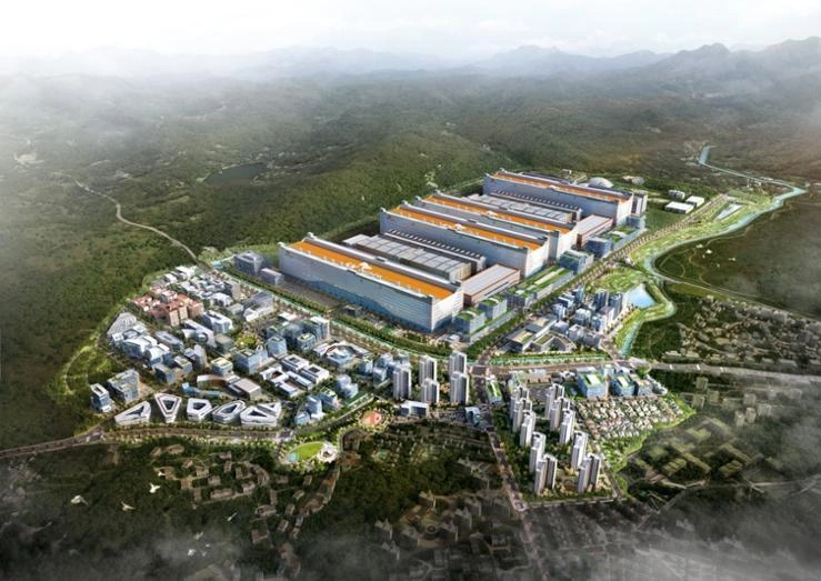 SK Hynix dự kiến mở rộng với bốn nhà máy tại cụm bán dẫn Yongin.